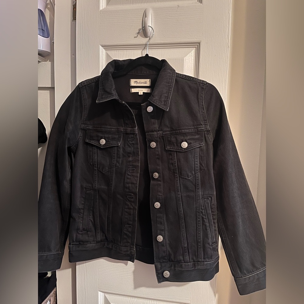 Madewell Black Jean Jacket